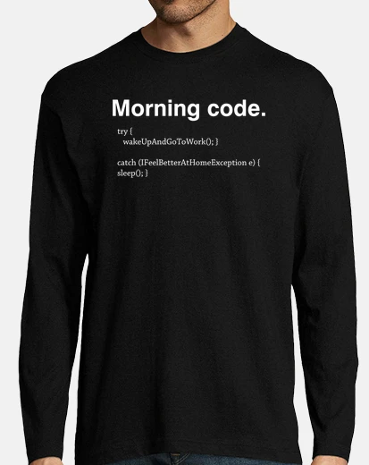 Tee-shirt code du matin