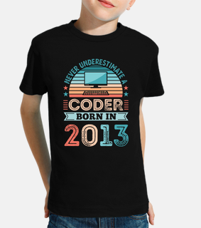 Coder born 2013 10th Birthday coding