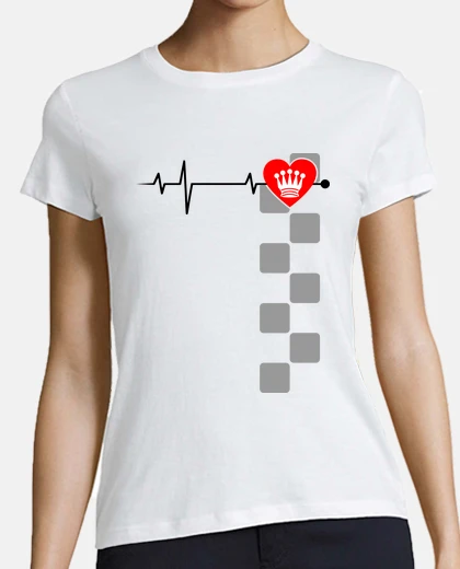 Tee-shirt coeur avec dame 2