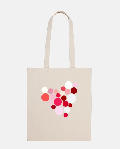 Sac coeur de couleurs