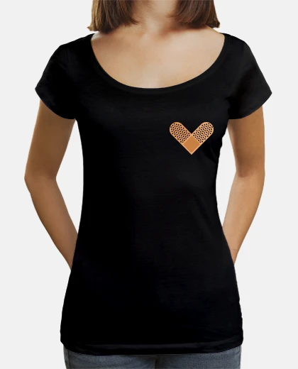 Tee-shirt coeur sparadrap