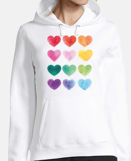 coeurs colorés