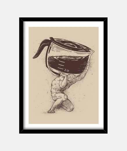Framed coffee atlas