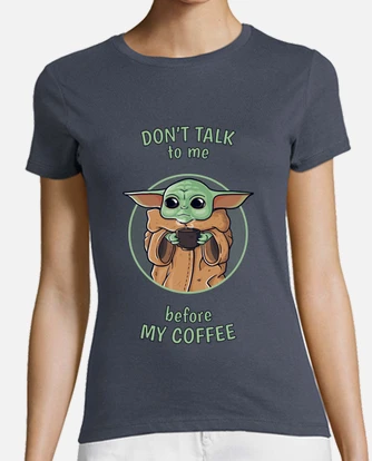 Camiseta mujer baby yoda sale