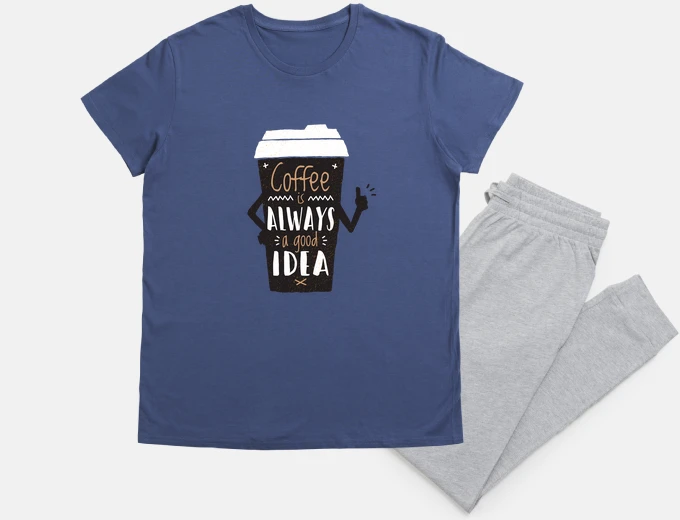Pyjama coffee shirt good idea