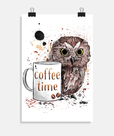 Póster Coffee Time