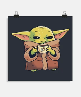 coffee matin dalorien bébé yoda man
