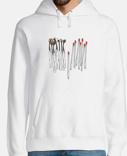 Sudadera coincide con algunos quemados sufre pop-art