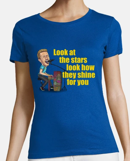 Tee-shirt coldplay jaune
