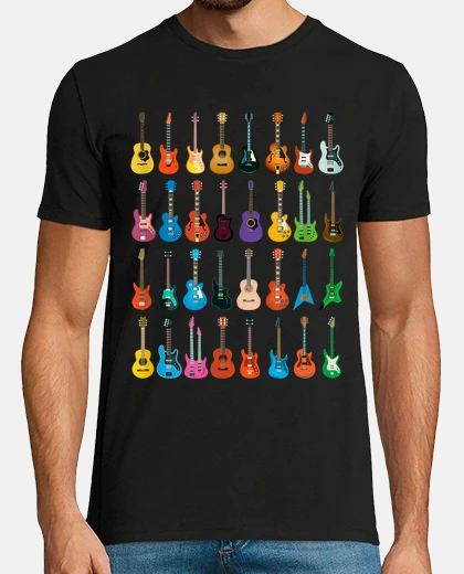 Playera Colección de Guitarras