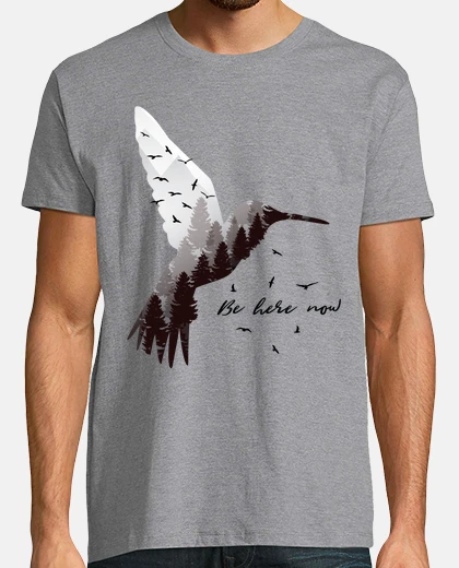 T-shirt colibrì colibrì uccello del