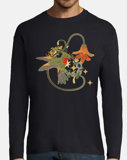 T-shirt colibrì poetico
