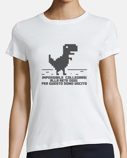 T-shirt collegarsi impossibile oggi alla rete