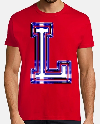 T-shirt college blue l