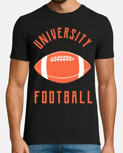 T-shirt college football football americano