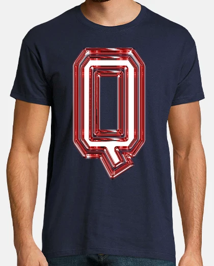 T-shirt college rosso q