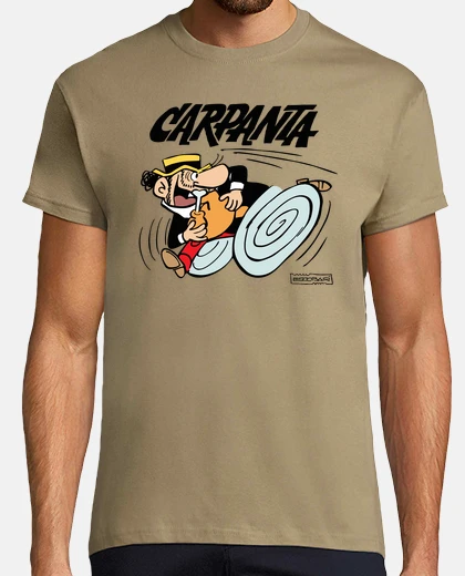 T-shirt color carpanta running with turkey
