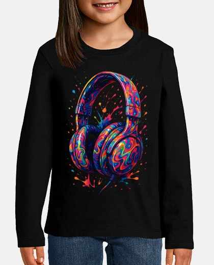 Kids color headphones music party helmets