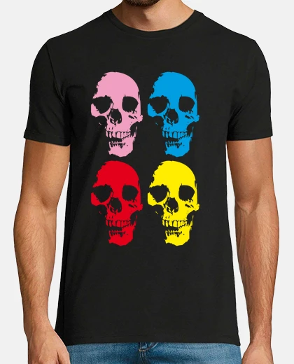 T-shirt colorati skulls