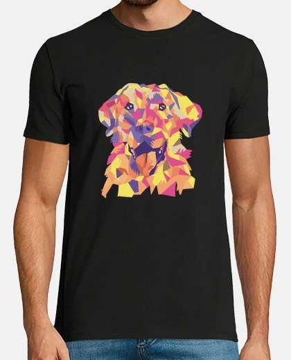 T-shirt colorato labrador retriever
