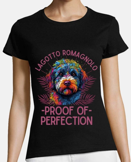 T-shirt colorato lagotto romagnolo