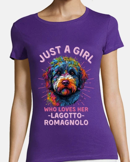 T-shirt colorato lagotto romagnolo