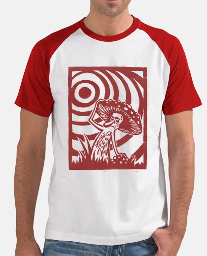 T-shirt colore maniche a fungo
