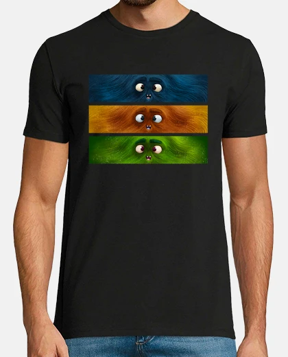 T-shirt colore mostri