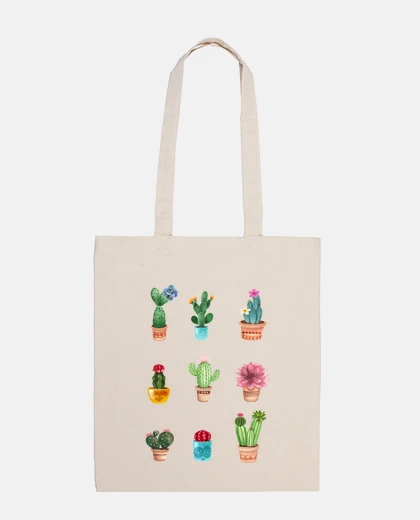 Bag colored cactus