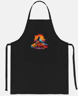 colored volcano