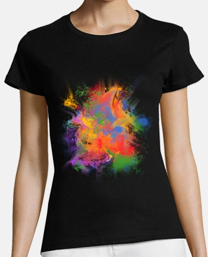 Playera colores de la base del expresionismo abstracto