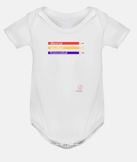Ropa Colores República - Body bebé, blanco