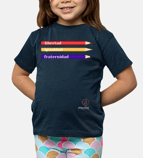 Ropa Colores República - Unisex, manga corta, azul marino