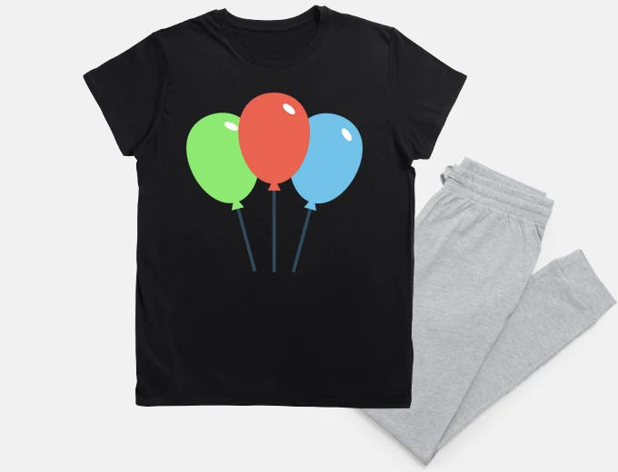 Pyjama colorful balloons