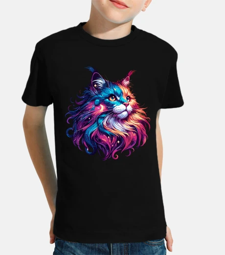 Ropa colorful maine coon cosmic cat