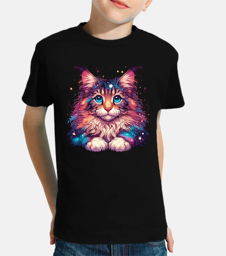 Ropa colorful maine coon cosmic cat