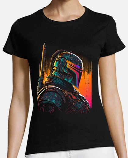 Playera colorful mandalorian
