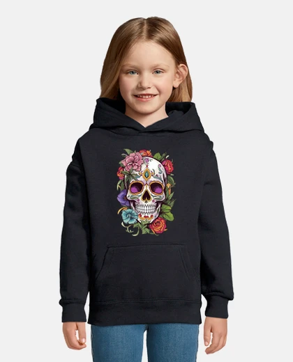 Kids colorful sugar skull