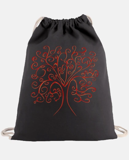 Bolsa colorido árbol de la vida