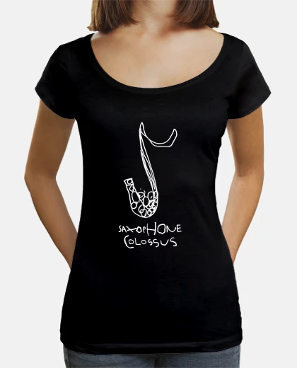 T-shirt colosso del sassofono. donna