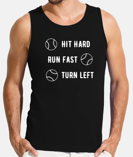 T-shirt colpisci forte corri veloce gira a sini