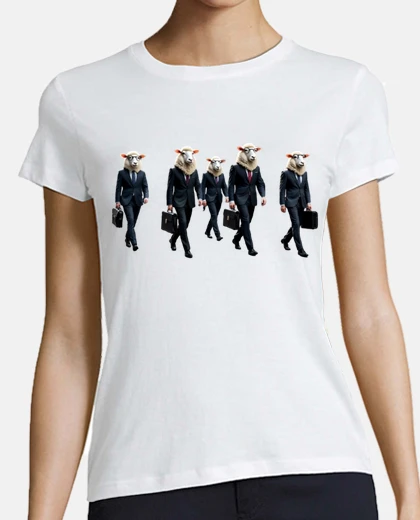 Tee-shirt cols blanc trader city la Défense bourse col en V 