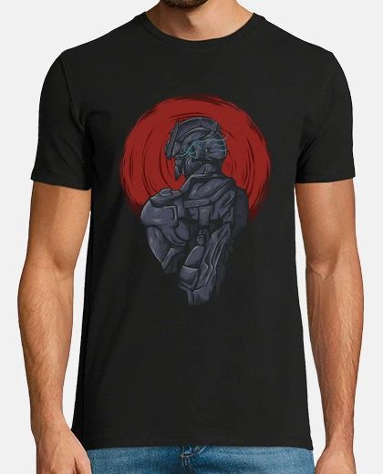 Tee-shirt combattant gundam de la lune rouge