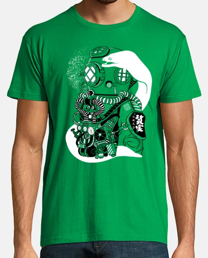 Tee-shirt combinaison de plongée steampunk