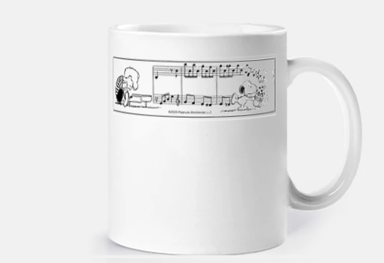 Mug comédie musicale Snoopy et Schröder