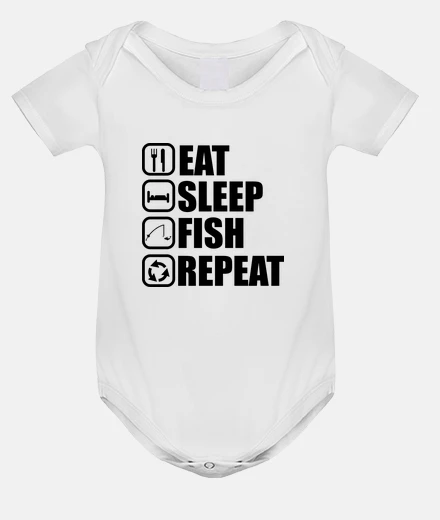 Ropa comer dormir pescar repetir pescar pesc