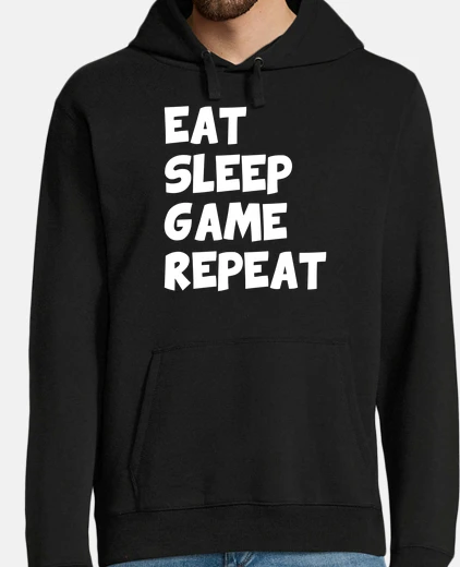 Sudadera comer dormir repetir juego