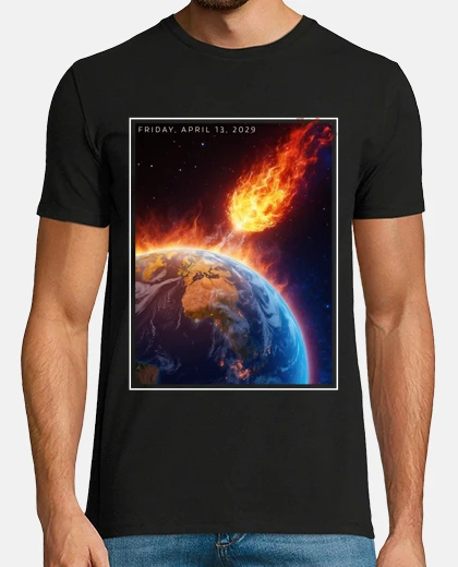 Camiseta cometa apophis 13 de abril de 2029 fin 