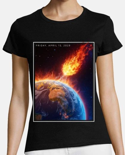 Playera comete apophis April 13 2029 end of