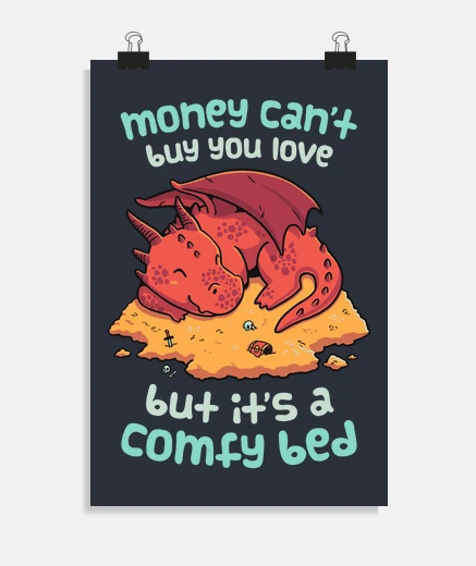 Poster comfy bed